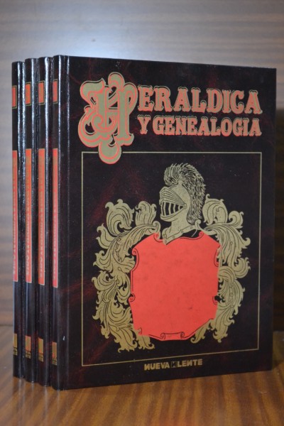 HERÁLDICA Y GENEALOGÍA. 4 vols. Enciclopedia completa